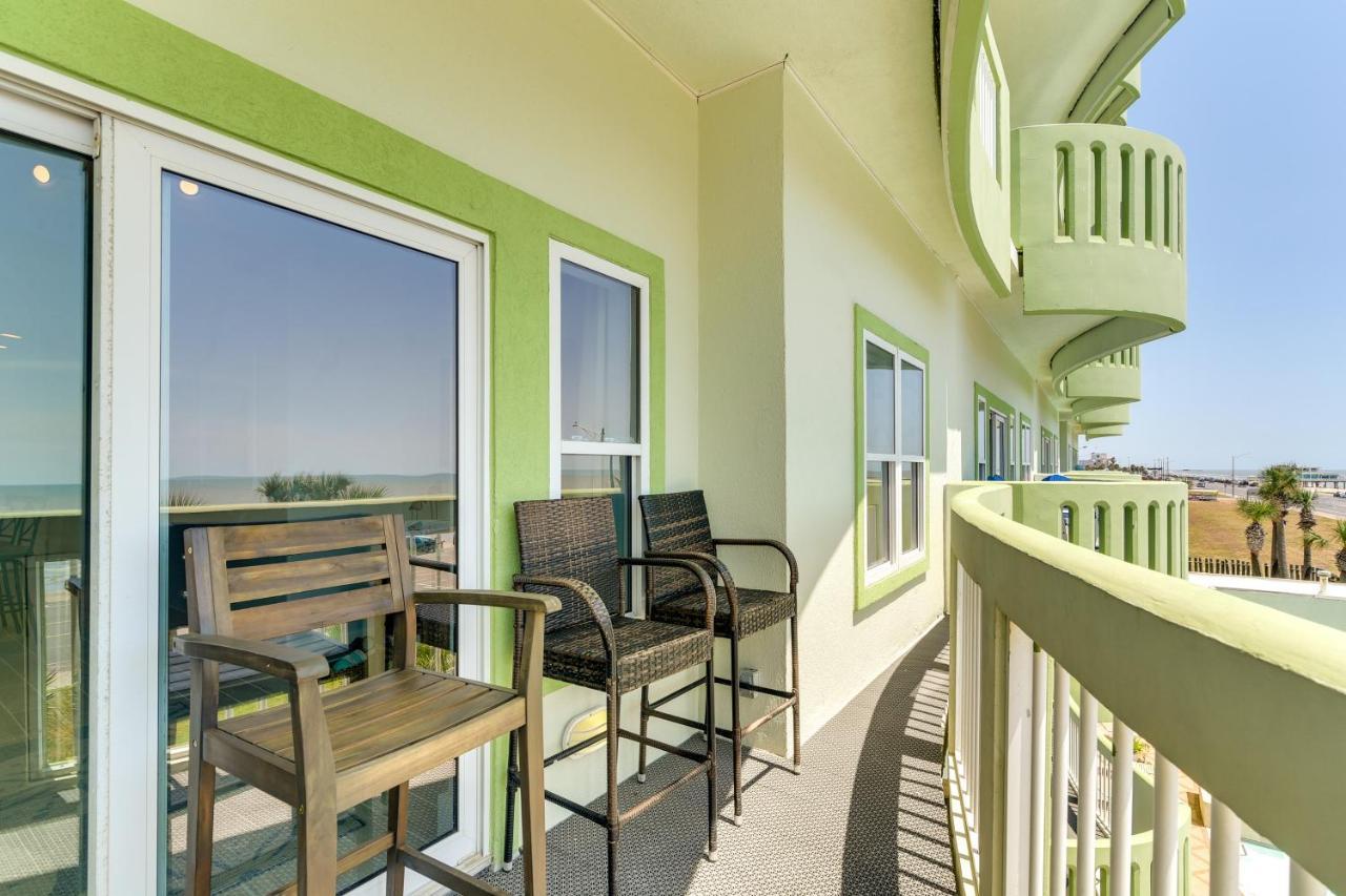 Oceanfront Galveston Condo In Amazing Location! Exterior foto